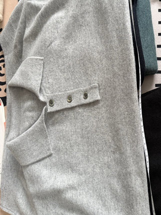 【LU】 父亲节福利 羊绒T恤男POLO领商务休闲羊绒针织体恤