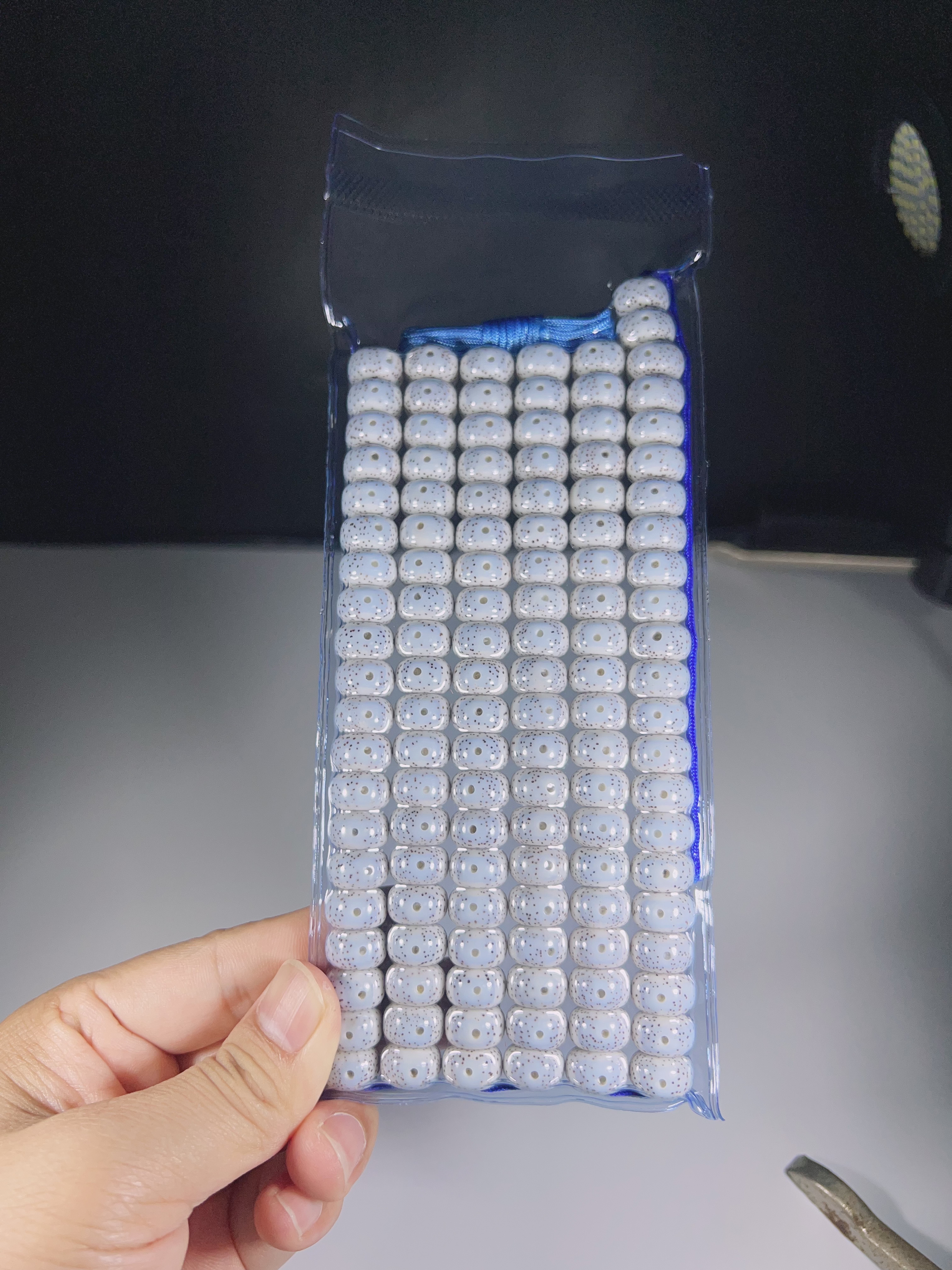 星月菩提限量版12×8桶珠（一物一图）