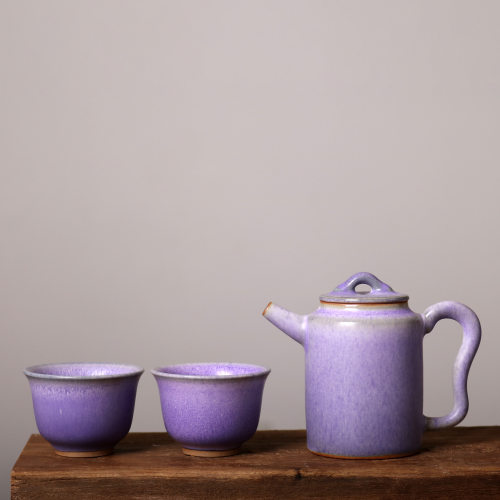 陶瓷茶壶功夫茶具泡茶壶钧窑钧瓷