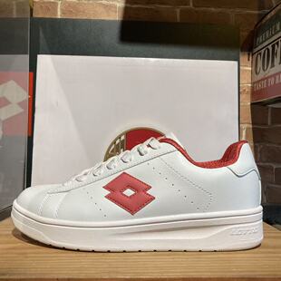 外单库存 LOTTO 乐途 女子 经典款板鞋 立体缝制logo