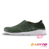 男女 经典 logo洞洞鞋 台湾进口 沙滩鞋 乐途 后跟可踩拖鞋 LOTTO