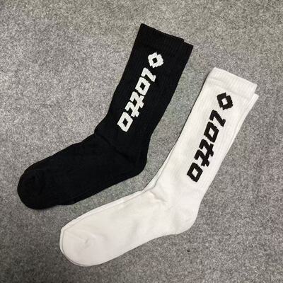 2双包邮 散装无吊牌 LOTTO 乐途 男女通用 毛巾底吸汗纯棉运动袜