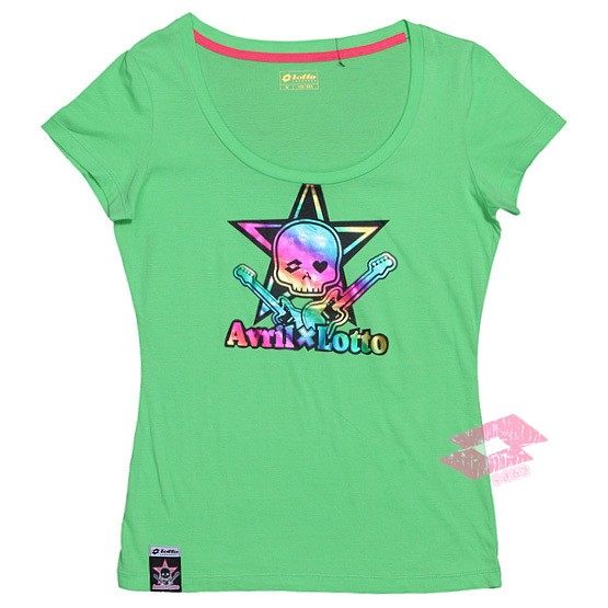 绝版现货 当天发货 LOTTO 乐途 艾薇儿 女 短袖T恤ETSG058-2,运动服/休闲服装,运动T恤,淘宝优惠券,粉丝福利购,淘宝优惠卷