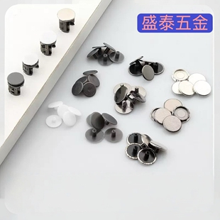家具三合一装饰盖10厘12厘圆束脚偏心轮塑料电镀盖 ABS防尘孔塞盖
