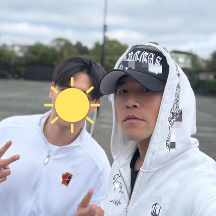 2026杰伦同款卫衣网球帽衫重工刺绣抖音同款男女宽松开衫拉链外套