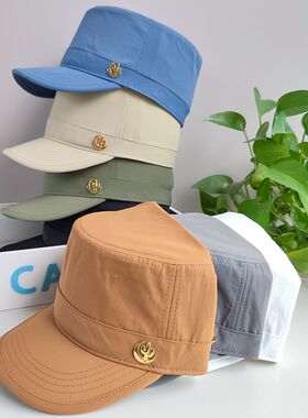 后封口大码全后封闭平顶帽