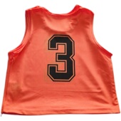 小学生跑操号码 服足球训练背心对抗马甲篮球号坎宽松网孔速干无袖