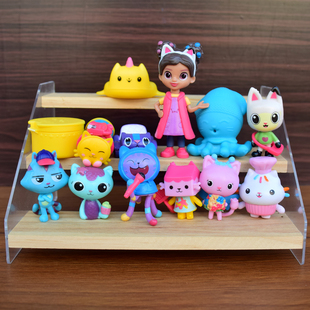 Gabby Dollhouse盖比娃娃屋手办美人鱼公仔蛋糕摆件儿童玩偶男