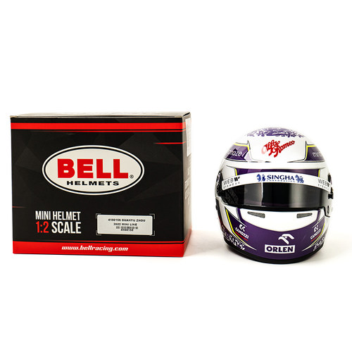 Bell 周冠宇2023MINI头盔模型1:2 VALENTINO ROS FERNANDO ALON