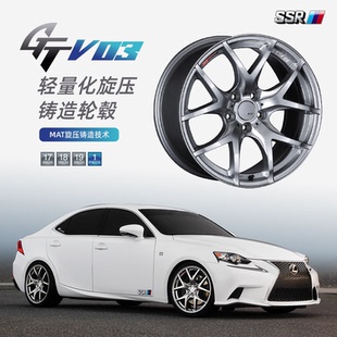 SSR GTV03日本SSR汽车改装适用于日系德系16 17 18寸轮毂