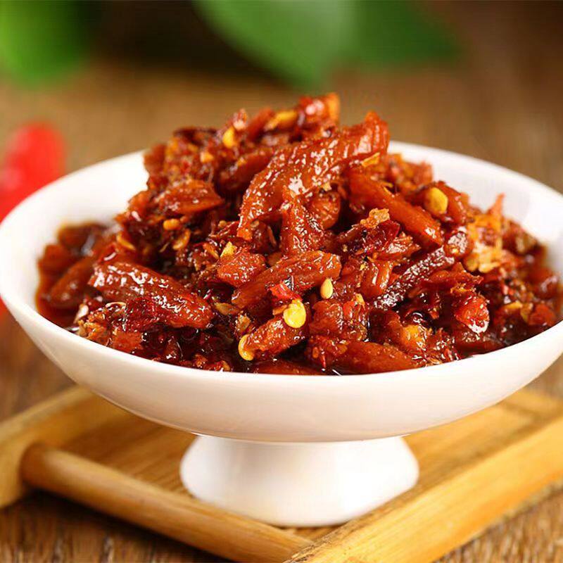 干煸辣肉丝金嫂山东临沂特产油泼辣子拌饭下饭拌面辣椒酱沂蒙蒙阴