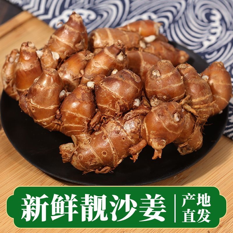 正宗沙姜广东白切鸡椰子鸡蘸料调配料沙姜新鲜包邮种子苗老生姜