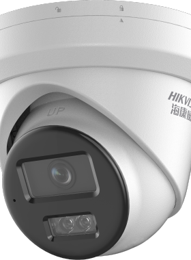 海康威视全彩星光红外夜视人车周界POE录音半球监控3326WDV3-I