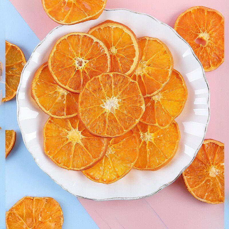 手工水果茶香橙片橙子干片自制冻干酸奶柑橘片泡水喝的花果茶冲饮