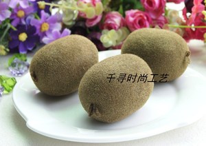 仿真手感奇异果假水果 店铺拍摄模型道具 仿真猕猴桃