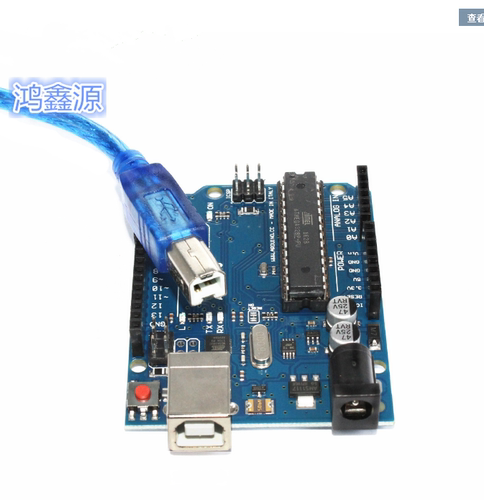 中性 无LOGO版 带线 UNO R3 单片机 开发板 ATMEGA328P-PU