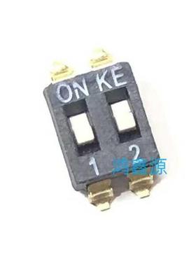 原装进口KE拨码开关2.54MM贴片DSIC02LSGET镀金2/3/4/5/6/8P位SMD