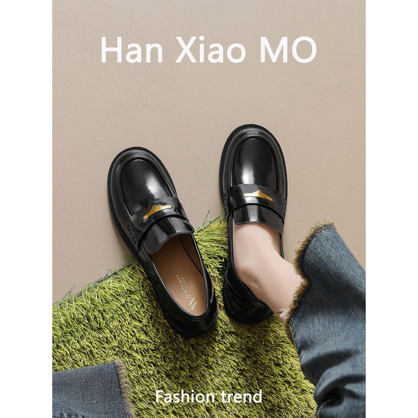 高品质、2cm平底小皮鞋35到43码