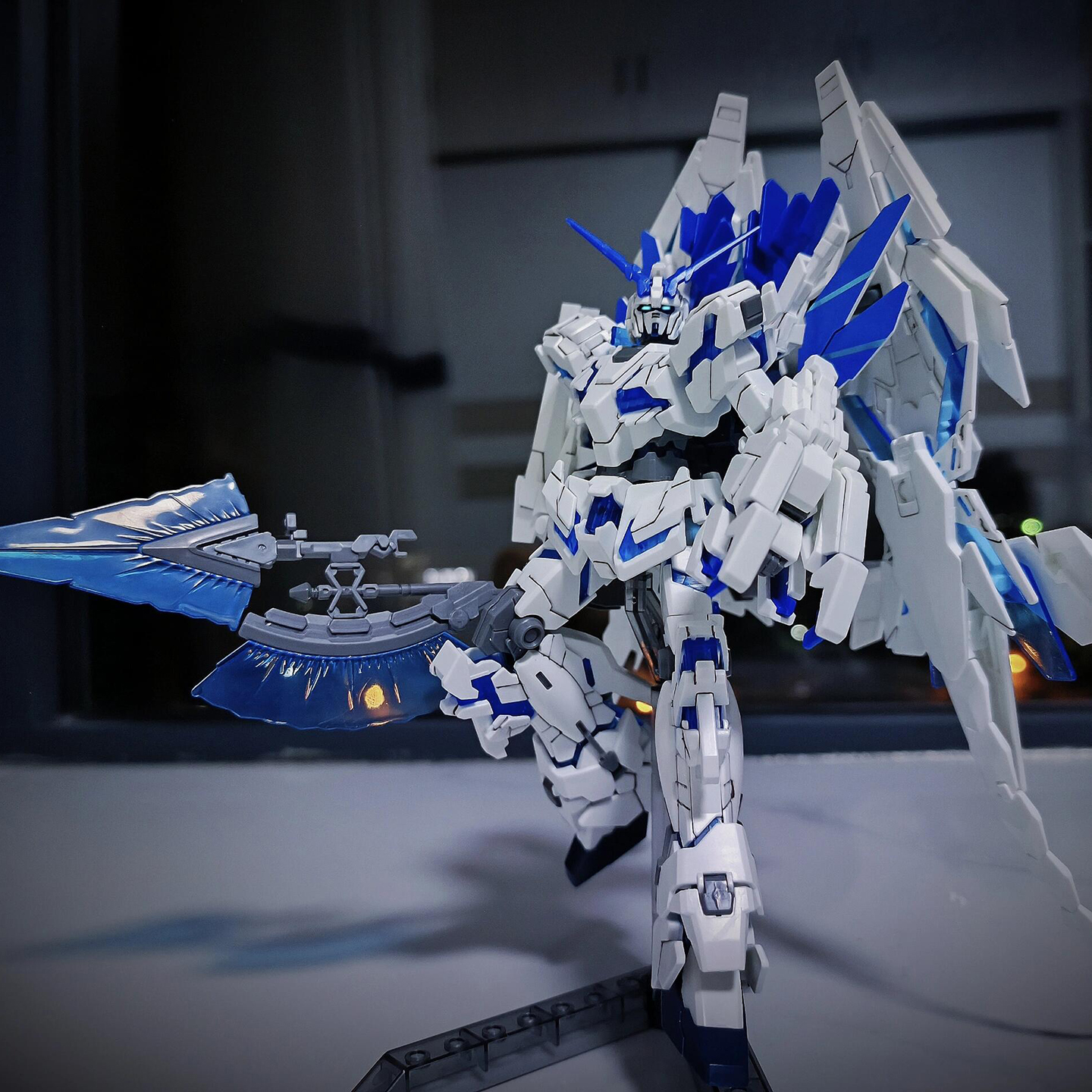 星动 HG完美独角兽-毁灭模式-1/144拼装模型玩具手办
