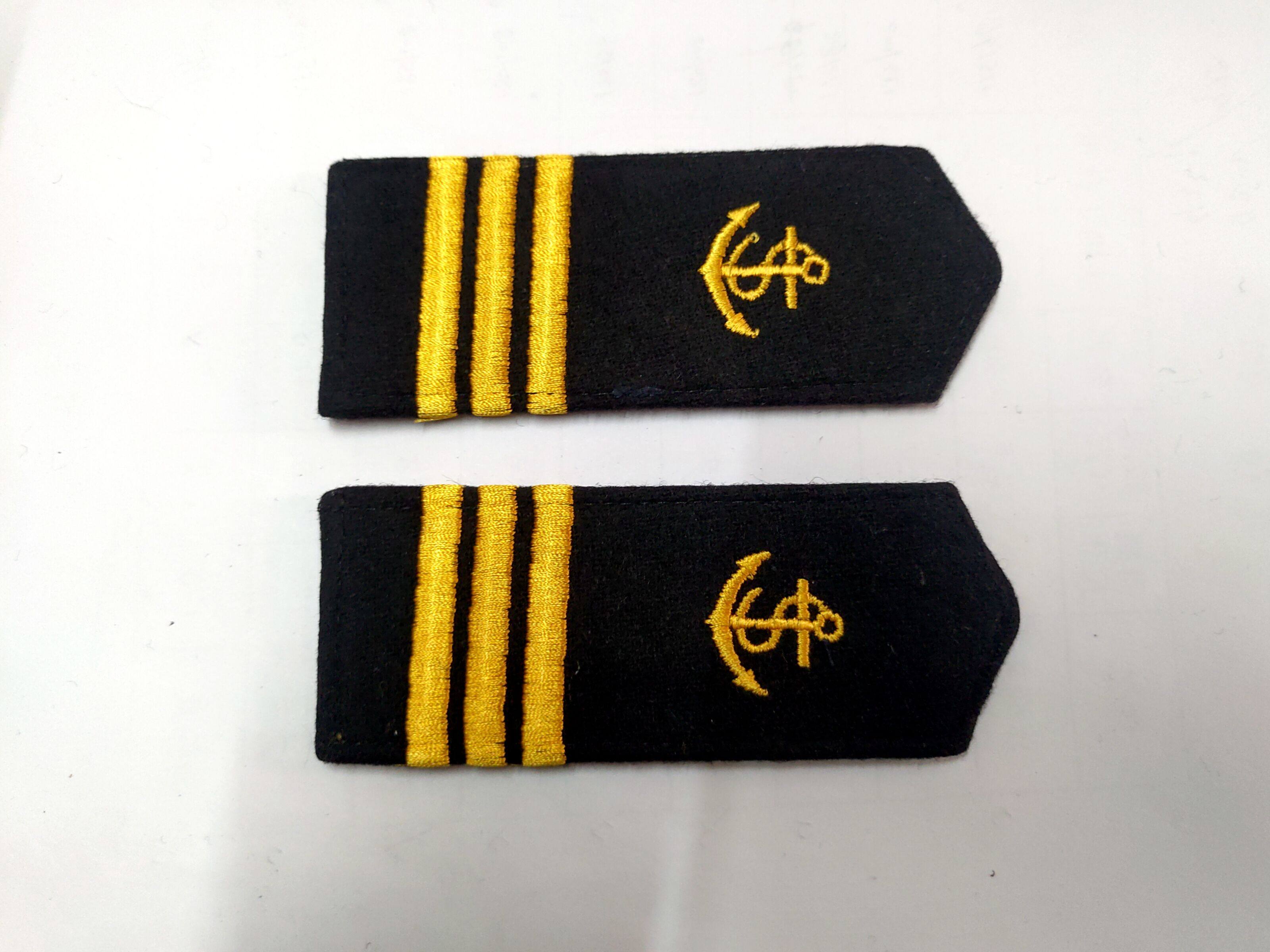 海事船员服肩章肩牌配件老兵收藏珍品