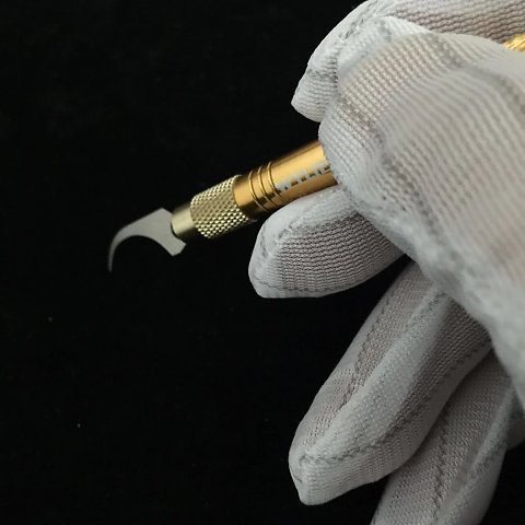 威利打磨除胶刀片 边胶刀片 007弯钩 割胶刀 冷刃008除胶刀 弯刀