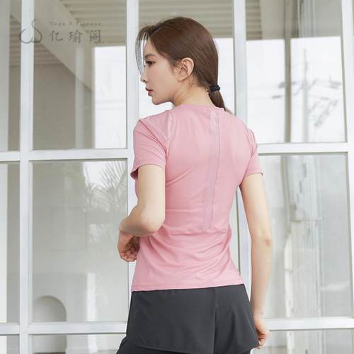 新款瑜伽服女春夏运动上衣