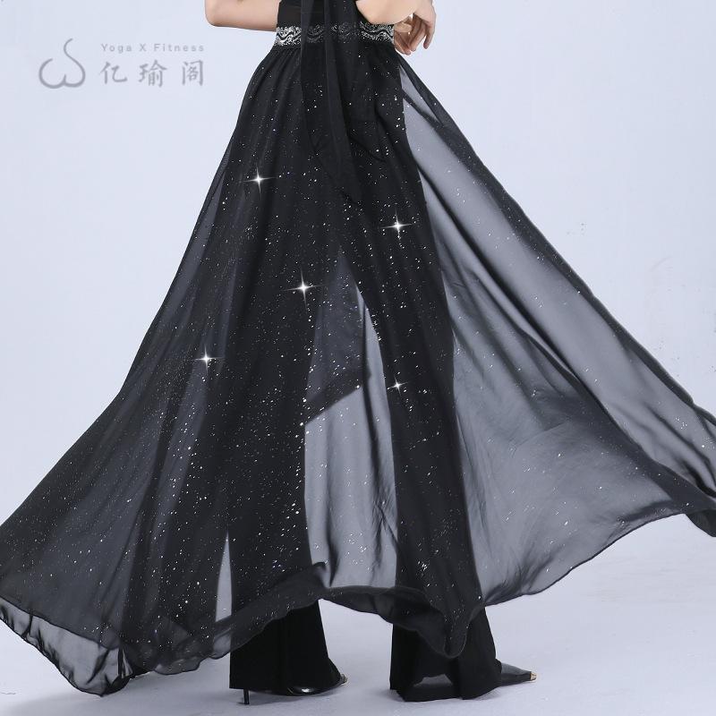 形体礼仪训练舞蹈走秀亮片腰封女