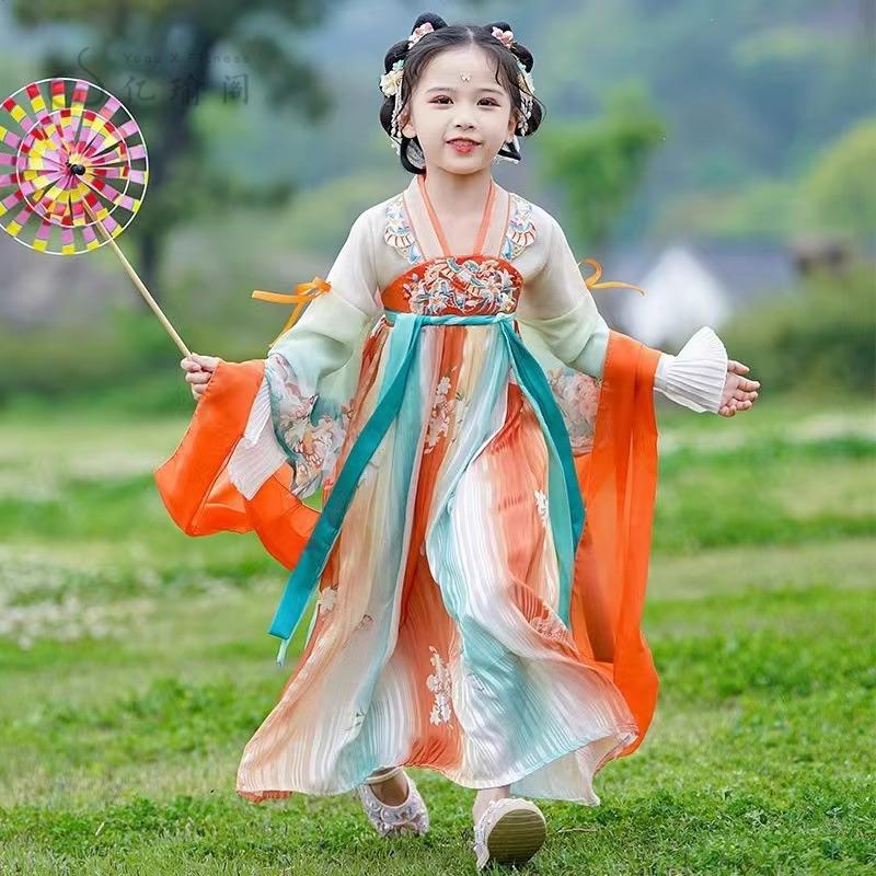 儿童汉服女童2026新款刺绣襦裙30
