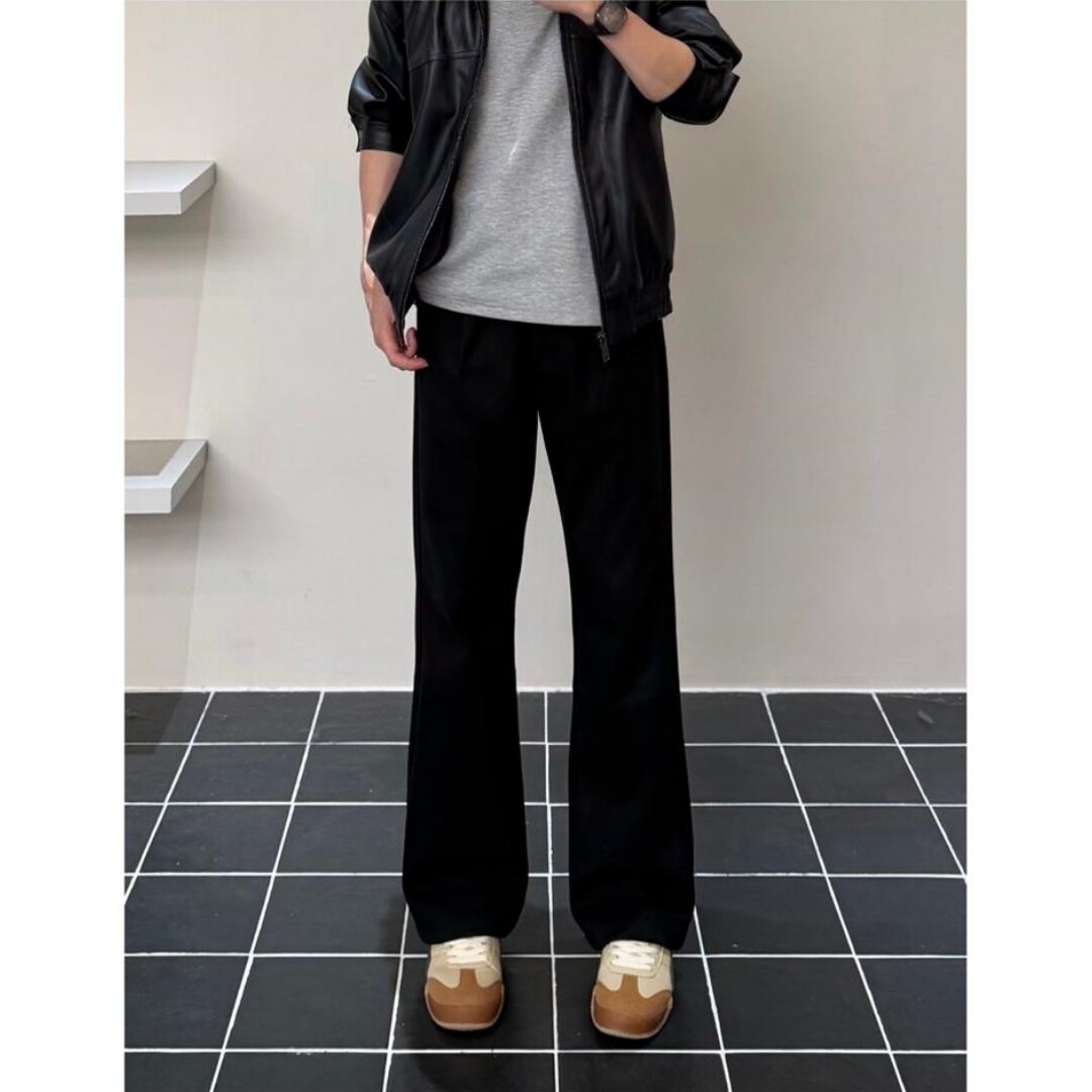 早春季升级新品6.0显高直筒弯刀休闲舒适卫裤百搭男西裤