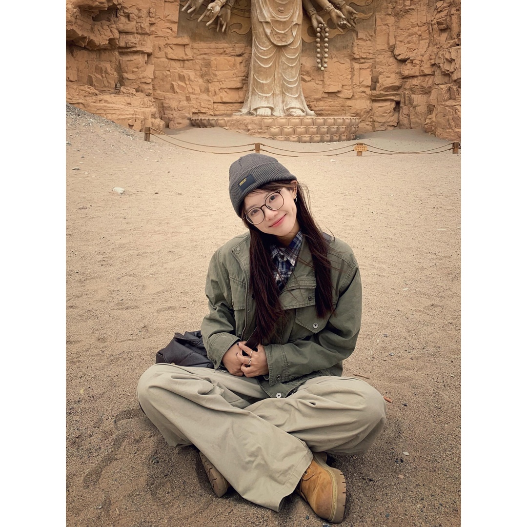 2025新款秋季军绿色美式复古工装外套女宽松户外运动立领夹克潮