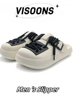 VISOONS包头拖男夏季沙滩外穿防滑勃肯鞋情侣休闲小众时尚