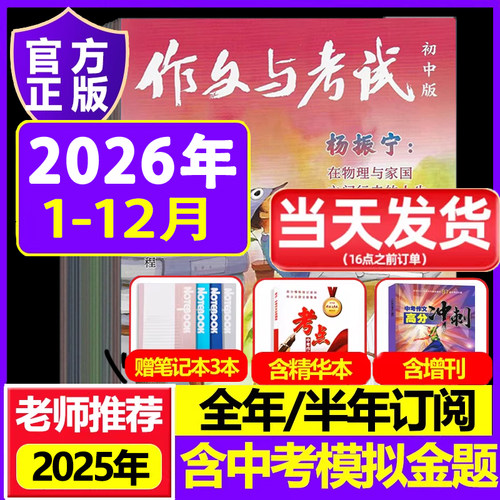 作文与考试初中版2024年