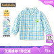 宝宝上衣婴儿格子外套潮 童装 巴拉巴拉儿童衬衫 男童女童衬衣春秋款