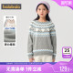 儿童圆领套头打底衫 巴拉巴拉女童针织衫 童装 新款 中大童毛衣秋冬季