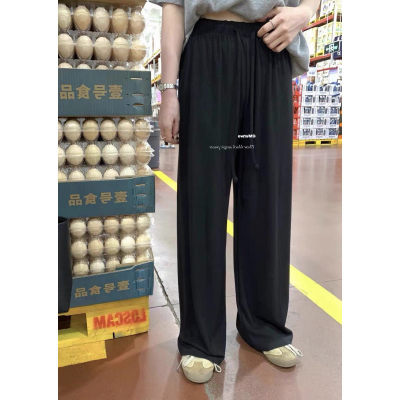【孤品清仓】METWO垂感黑色筷子裤女1163休闲长裤