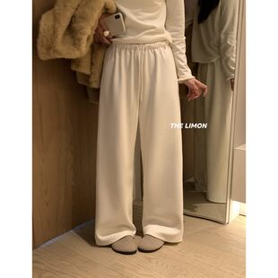 LIMON精致小标抽绳休闲裤 柠檬 9380 孤品清仓