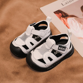 3岁男童学步鞋 宝宝凉鞋 防滑女 透气软底婴儿沙滩鞋 2024新款 夏季