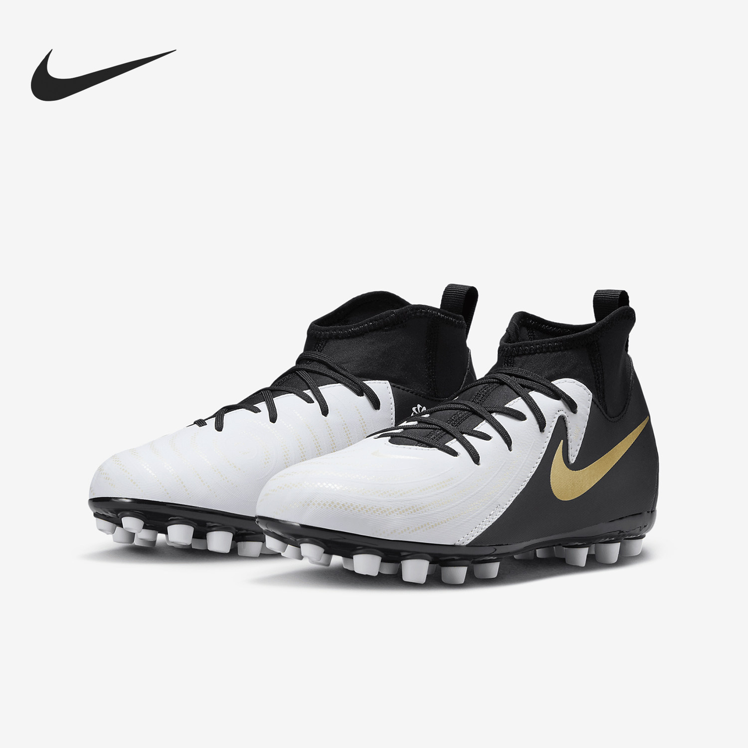 Nike/耐克正品月煞系列GS女子大童人造草地足球鞋FJ2605-100