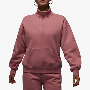 Nike/耐克正品新款JORDAN女子运动休闲半拉链套头卫衣FD7222