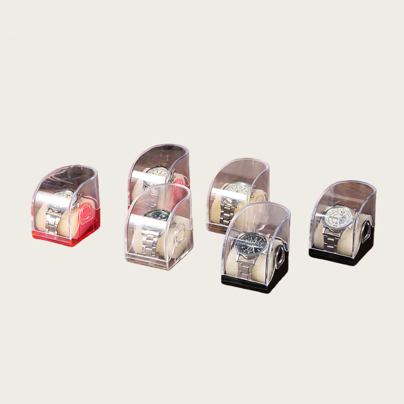 透明塑料儿童手表盒饰品珠宝首饰包装装饰盒展示礼品电子收纳盒子