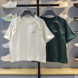 文化衫 棉质舒适休闲短袖 AHSV866 新款 李宁故宫联名T恤女子2025秋季