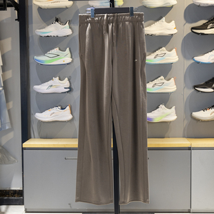 柔滑舒适亲肤针织直筒运动长裤 新品 AKLV336 2025秋季 李宁女子卫裤