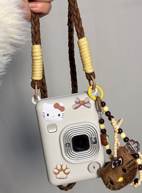 instax mini liplay硅胶保护壳liplay软壳钢化膜拍立得liplay挂绳