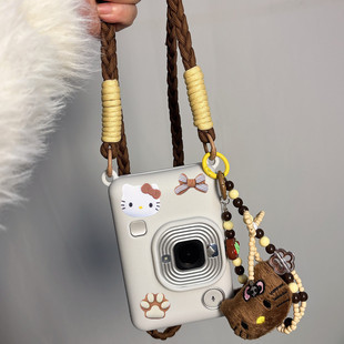 instax mini liplay硅胶保护壳liplay软壳钢化膜拍立得liplay挂绳