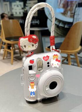 拍立得mini12/11/7+保护套相片袋防摔7C透明90水晶壳保护壳配件40