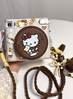 拍立得SQ1卡通kt透明壳镜头盖保护套sq1防摔相机套SQ40背带绳配件
