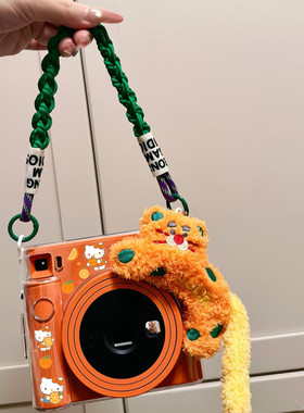 拍立得橙色SQ1透明壳sq1卡通kitty镜头盖12保护套wide400防摔SQ40