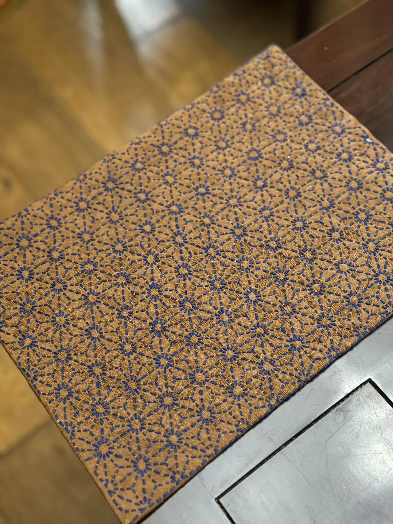 茶具底席茶席纯绵刺子绣批发