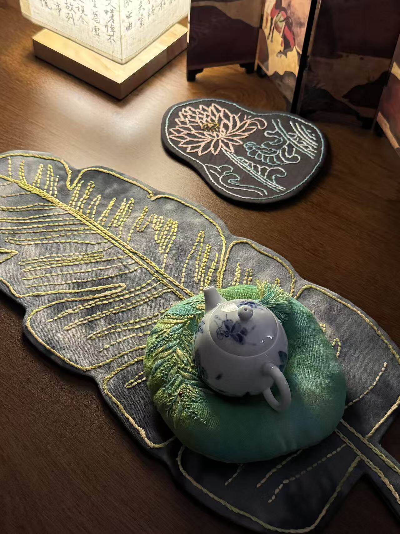 大号芭蕉叶茶席几色任选 厂家直销欢迎订购