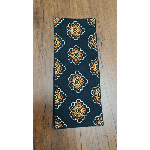 15*30CM手绣宝相花全手工制作